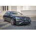 Накладка сплиттер на передний бампер на Mercedes E W213 AMG-Line / E43 AMG